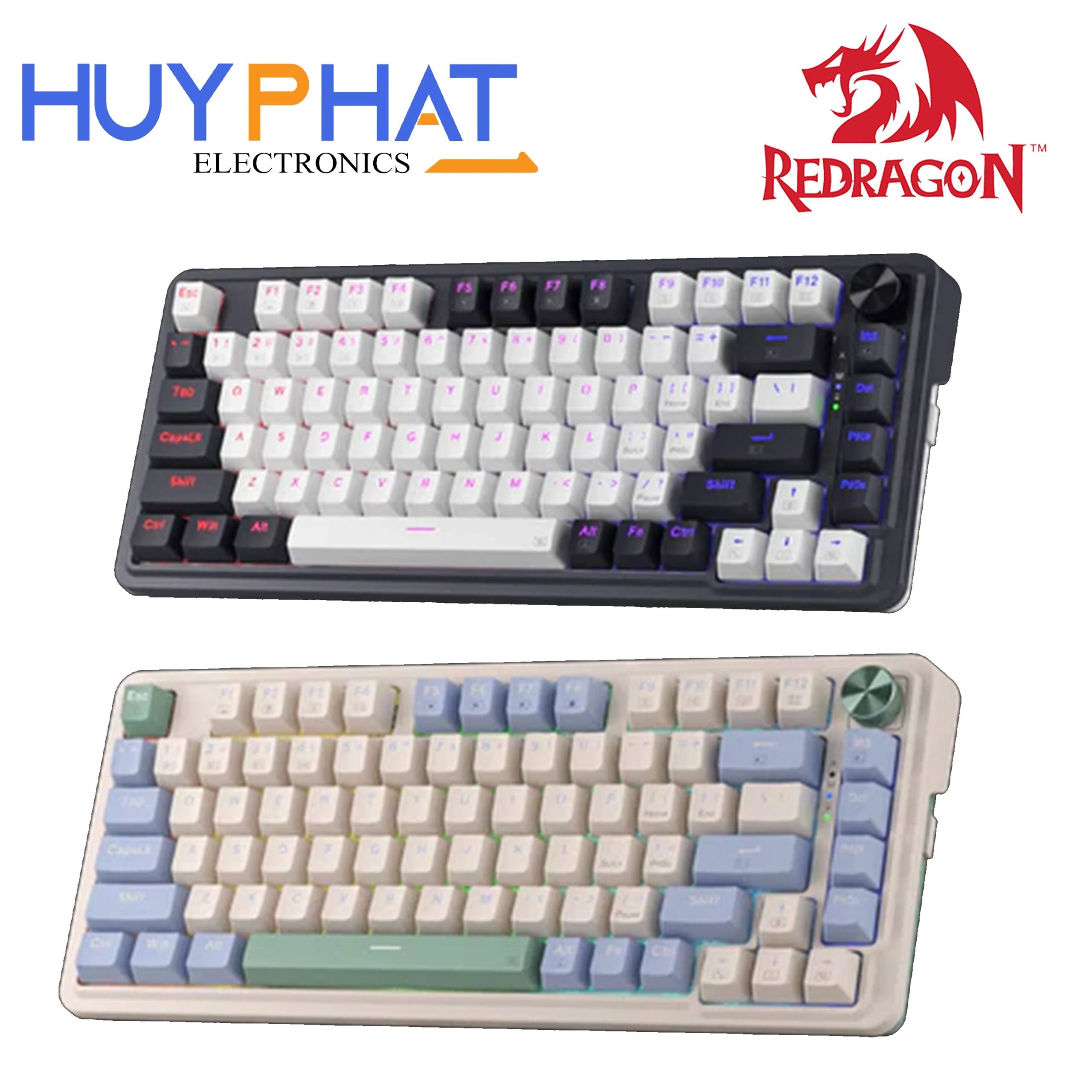 Bàn phím gaming 3 chế độ REDRAGON K673 PRO