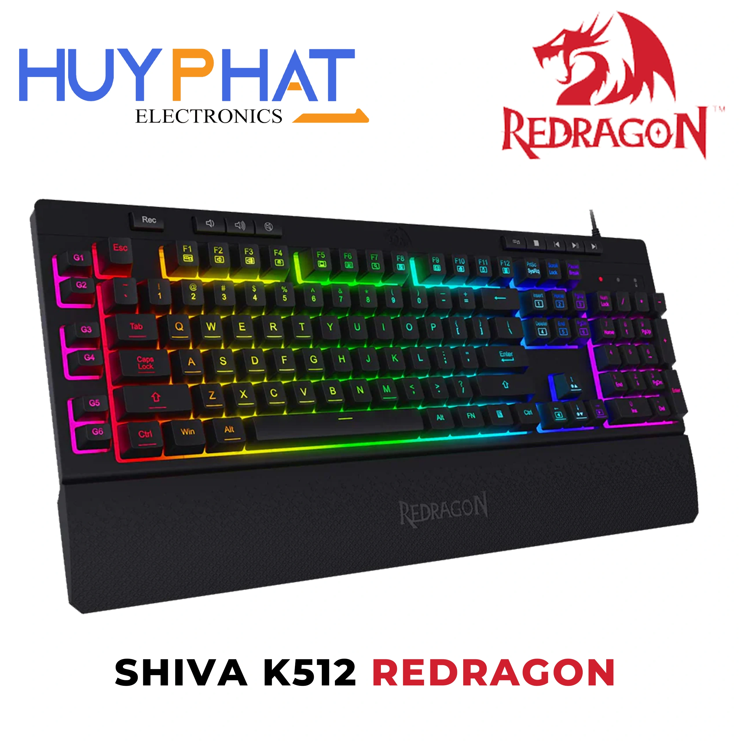 Bàn phím cơ gaming REDRAGON SHIVA K512
