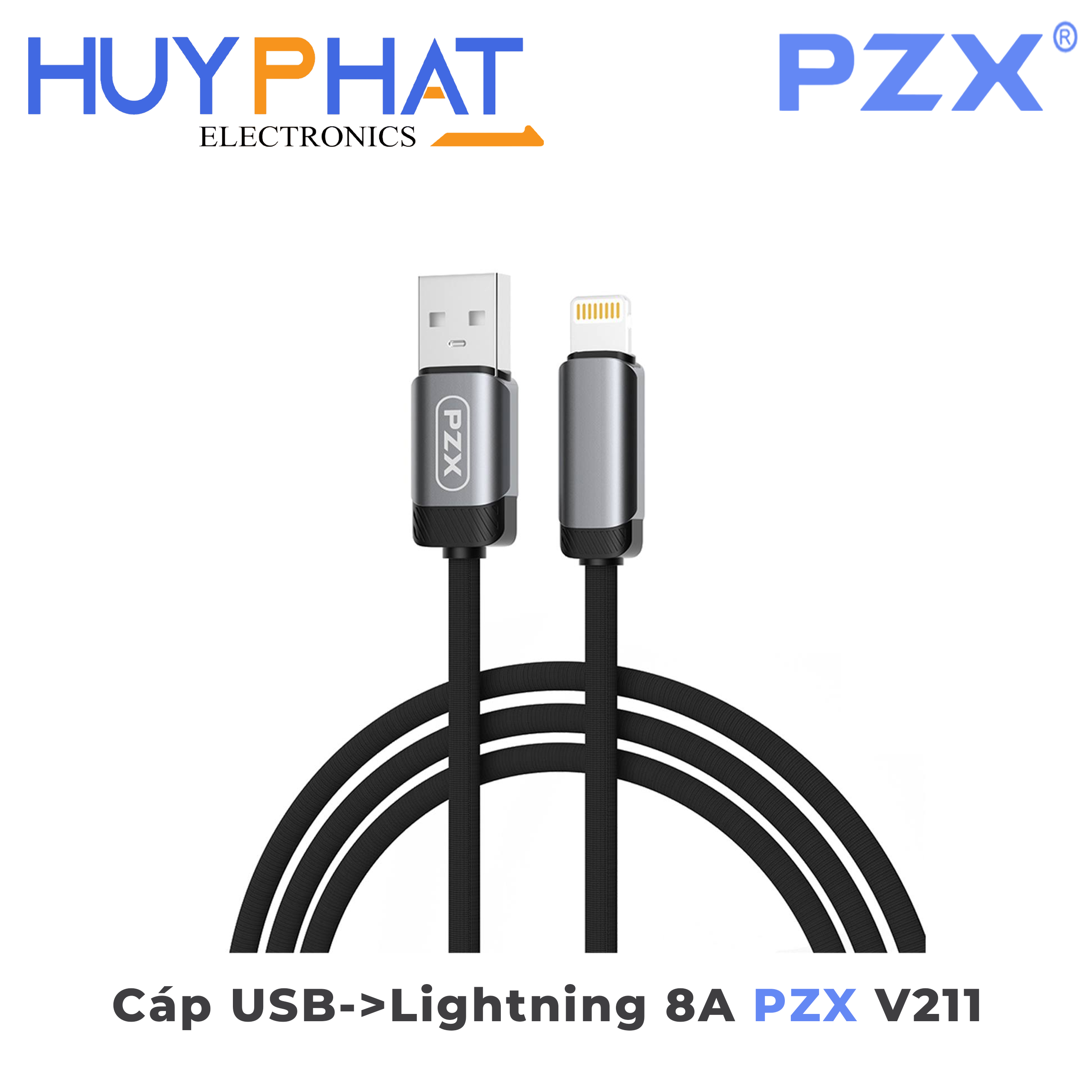 Cáp sạc USB-> Lightning  PZX V211