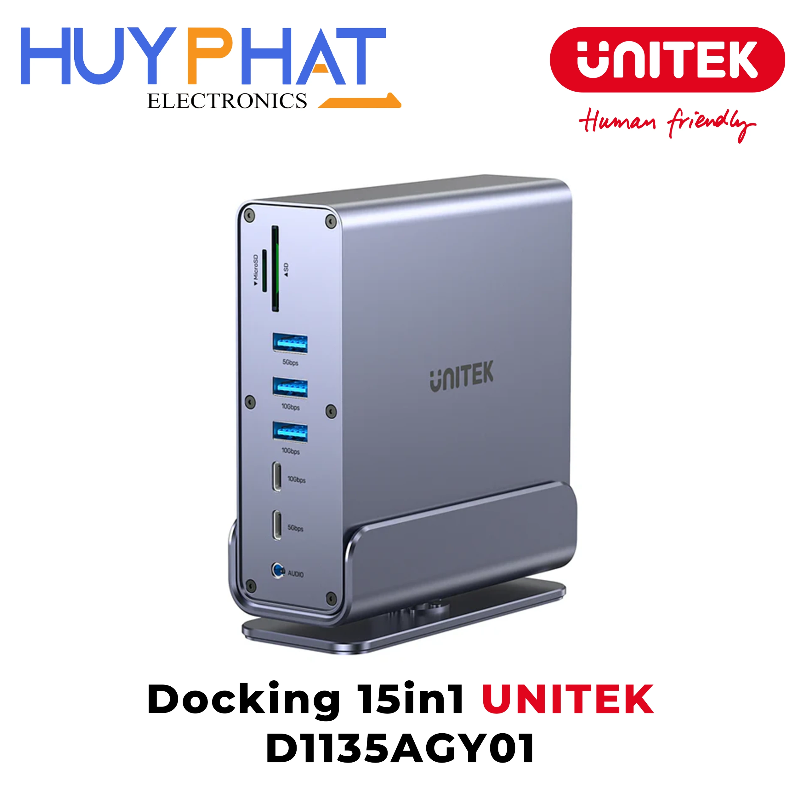 Bộ sạc mở rộng 15in1 UNITEK D1135AGY01