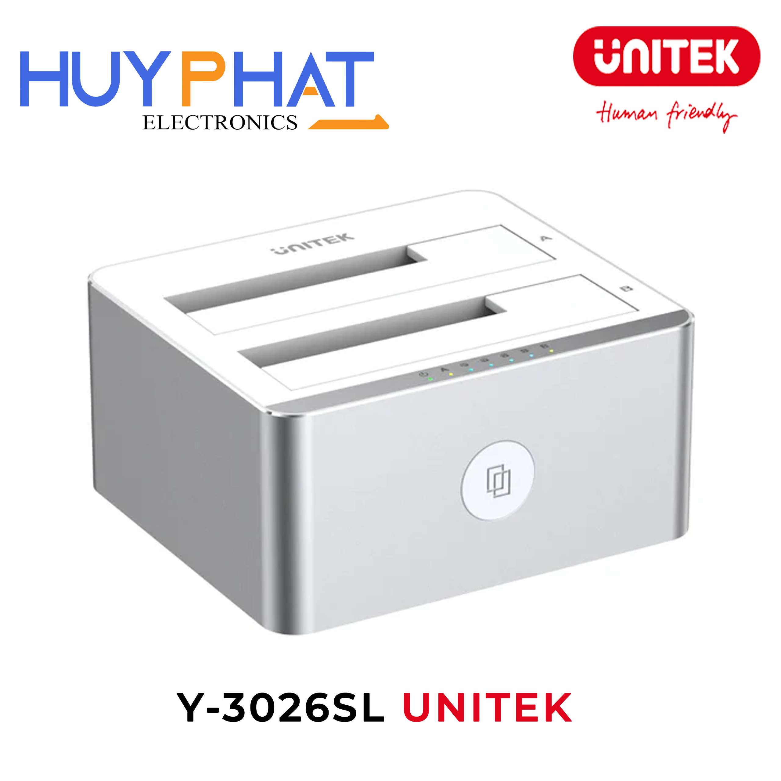 Dock ổ cứng kép 2.5/3.5 UNITEK Y-3026SL