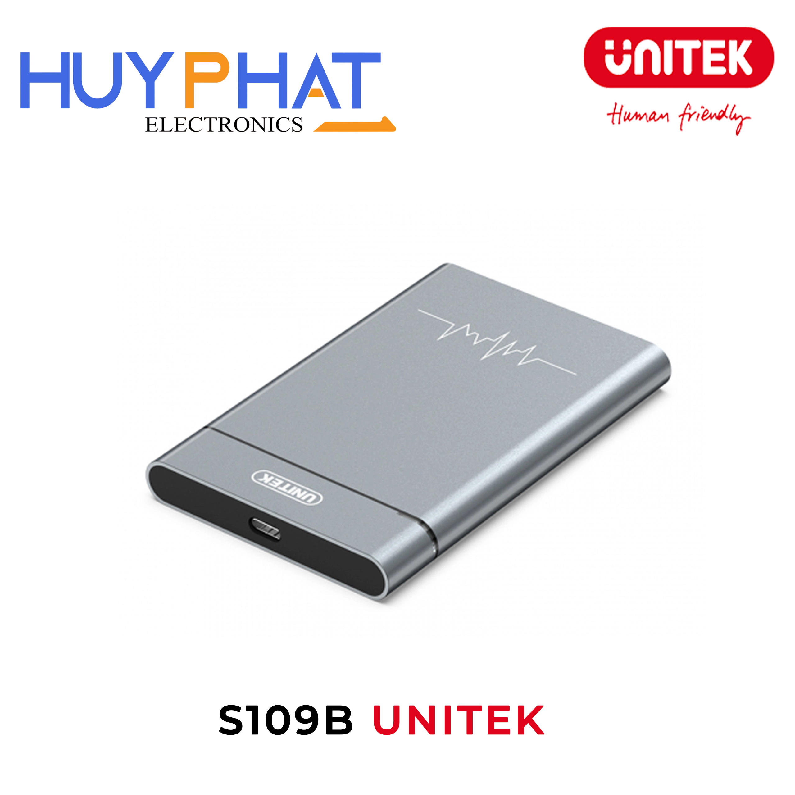 Box ổ cứng 2.5 Type-C 5Gb UNITEK S109B
