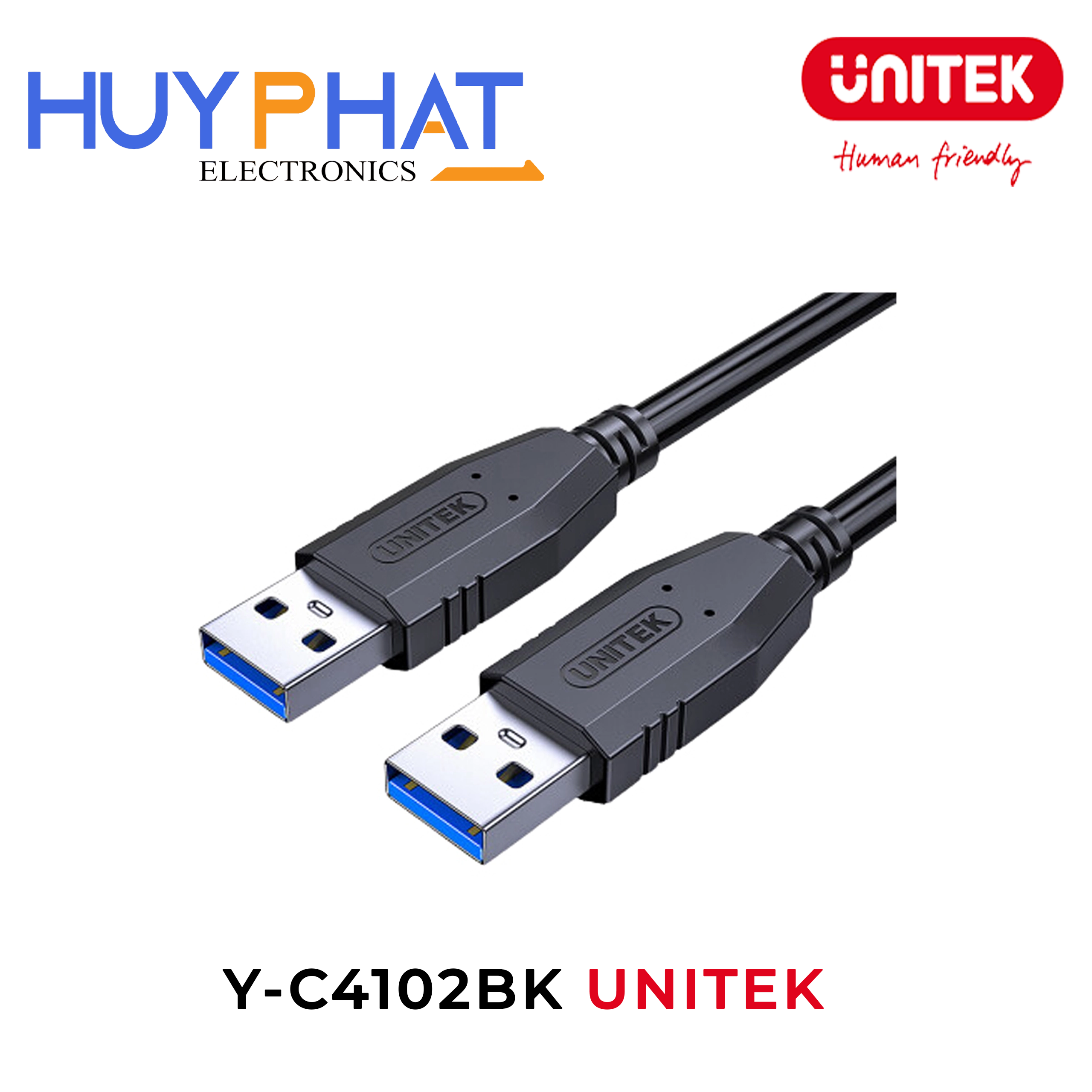 Cáp USB 3.0 UNITEK Y-C4102BK
