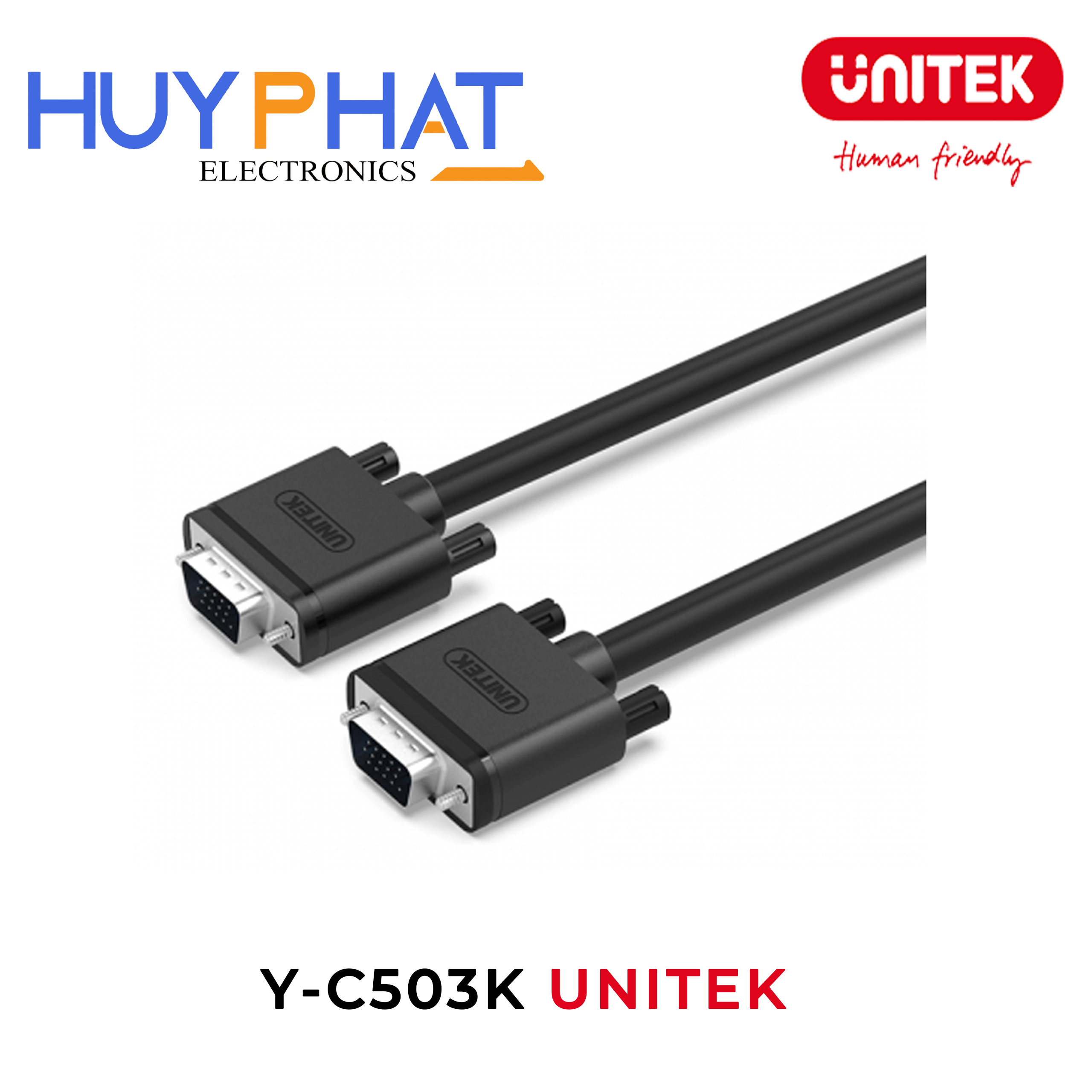 Cáp VGA UNITEK Y-C503K