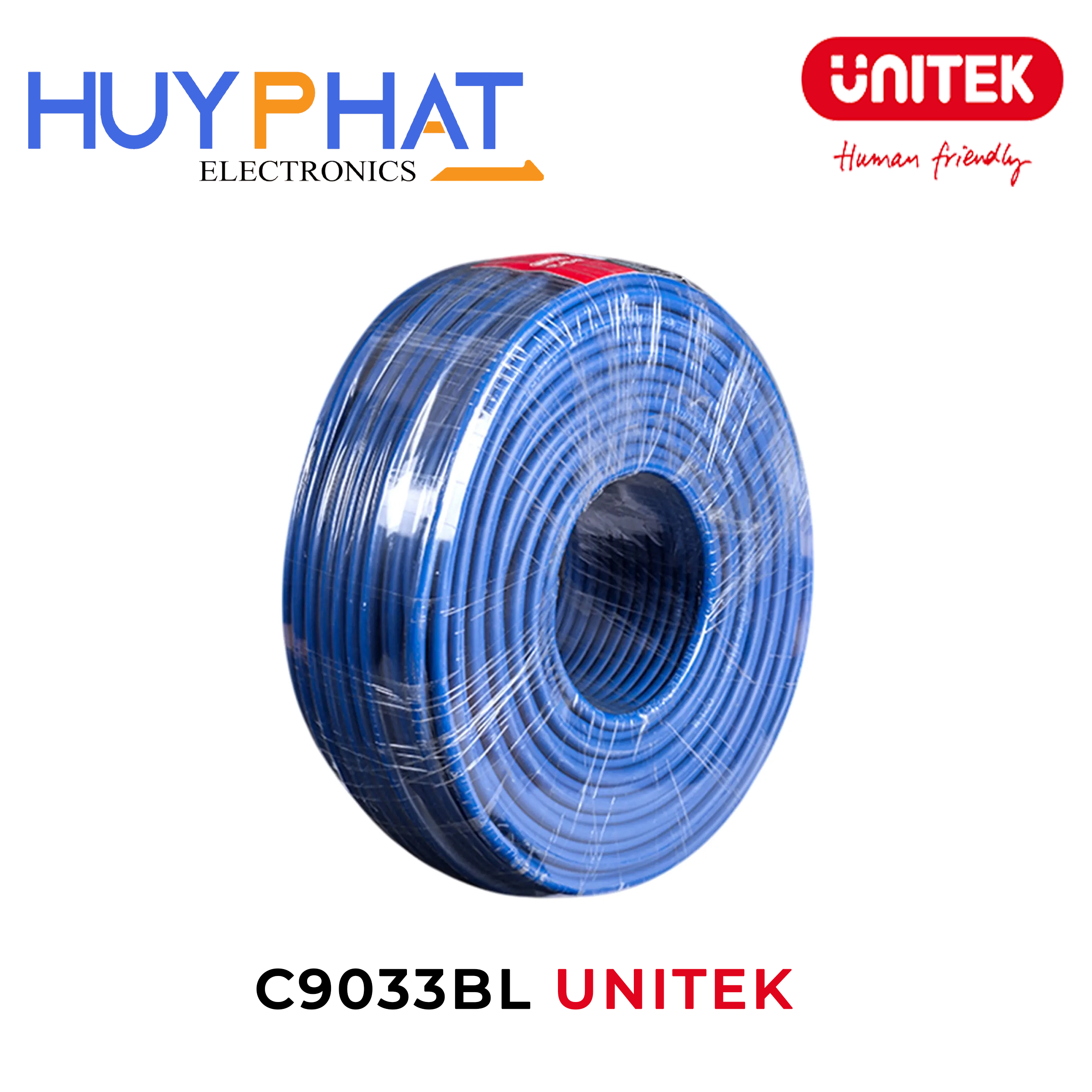 Cáp loa sân khấu 100M UNITEK C9033BL