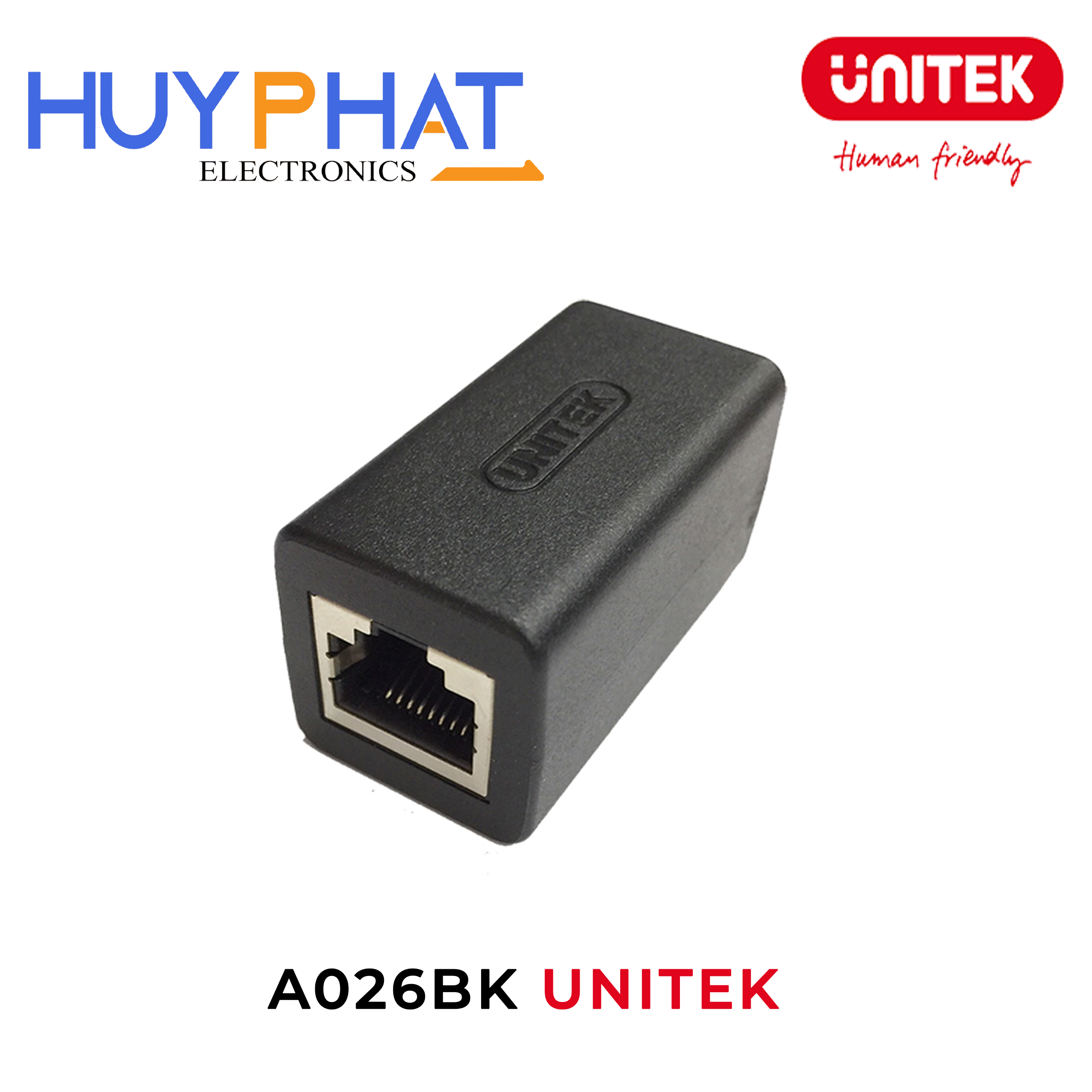 Đầu nối dài mạng RJ45 STP UNITEK A026BK
