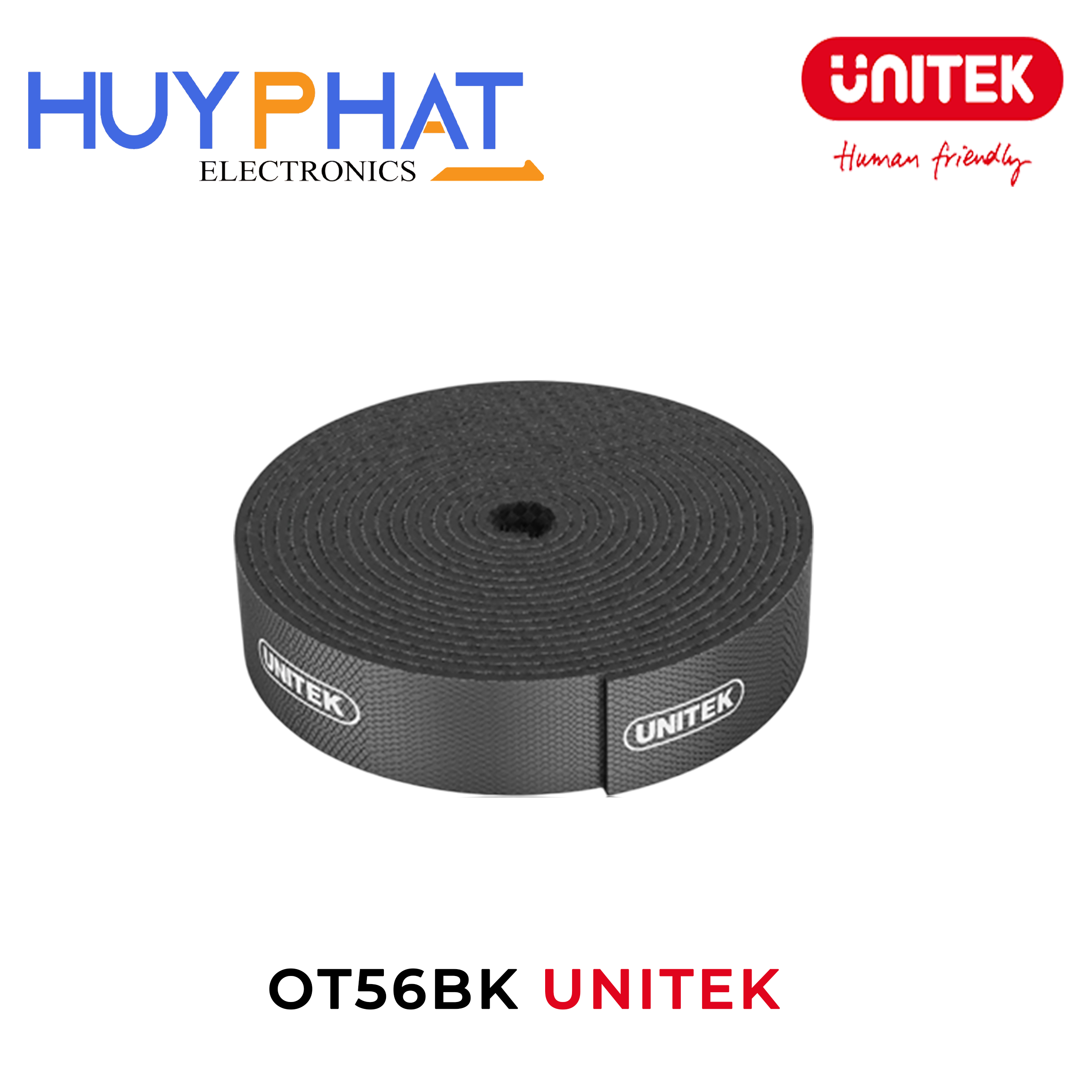 Dây buộc cáp Velcro dài đến 30M UNITEK OT56BK