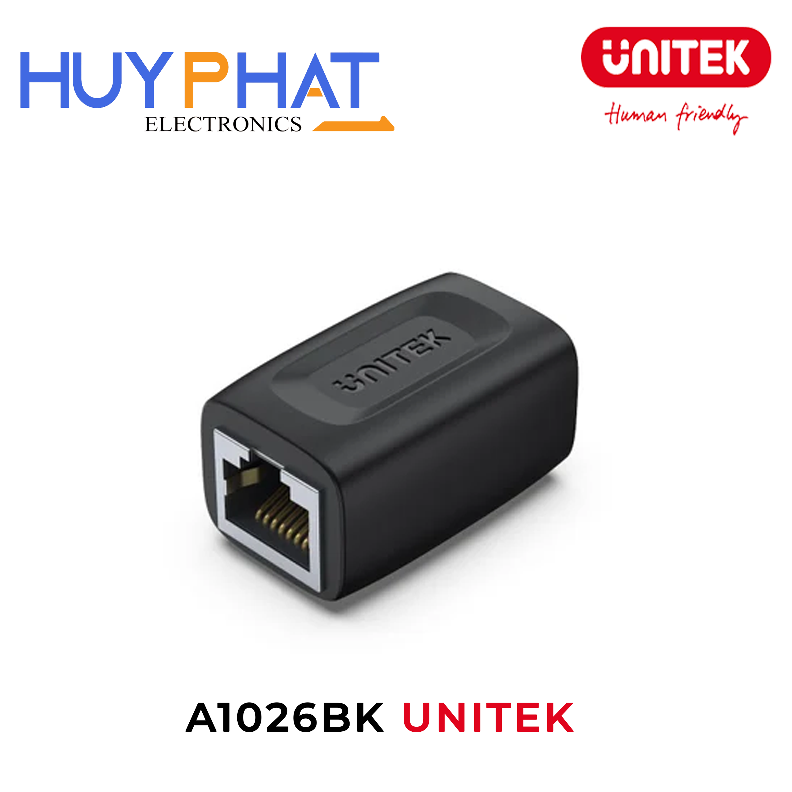 Đầu nối dài RJ45 UNITEK A1026BK