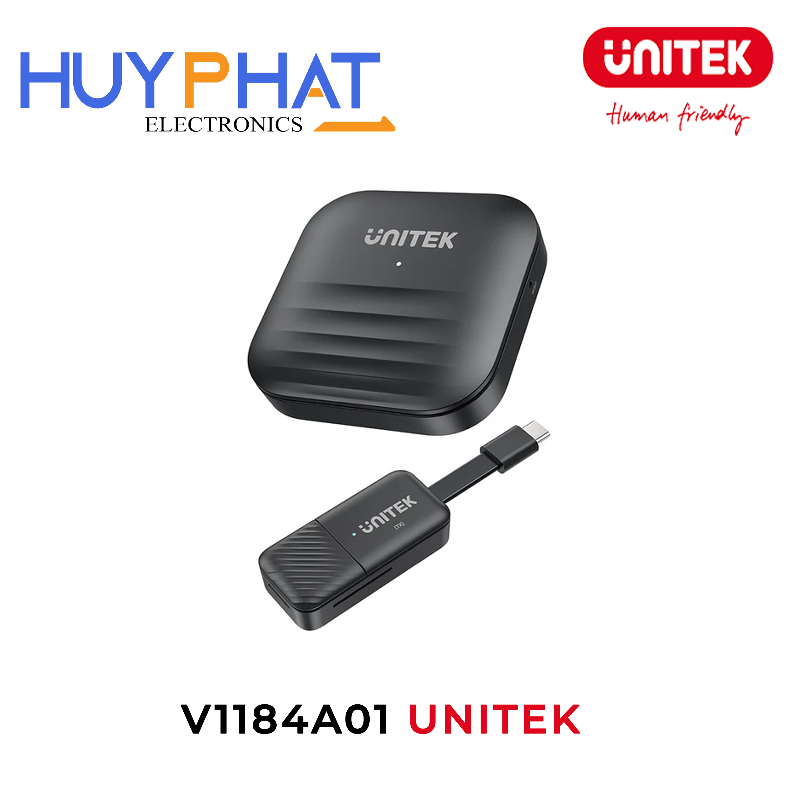 Bộ thu phát HDMI không dây Type-C 1080p@60Hz UNITEK V1184A01