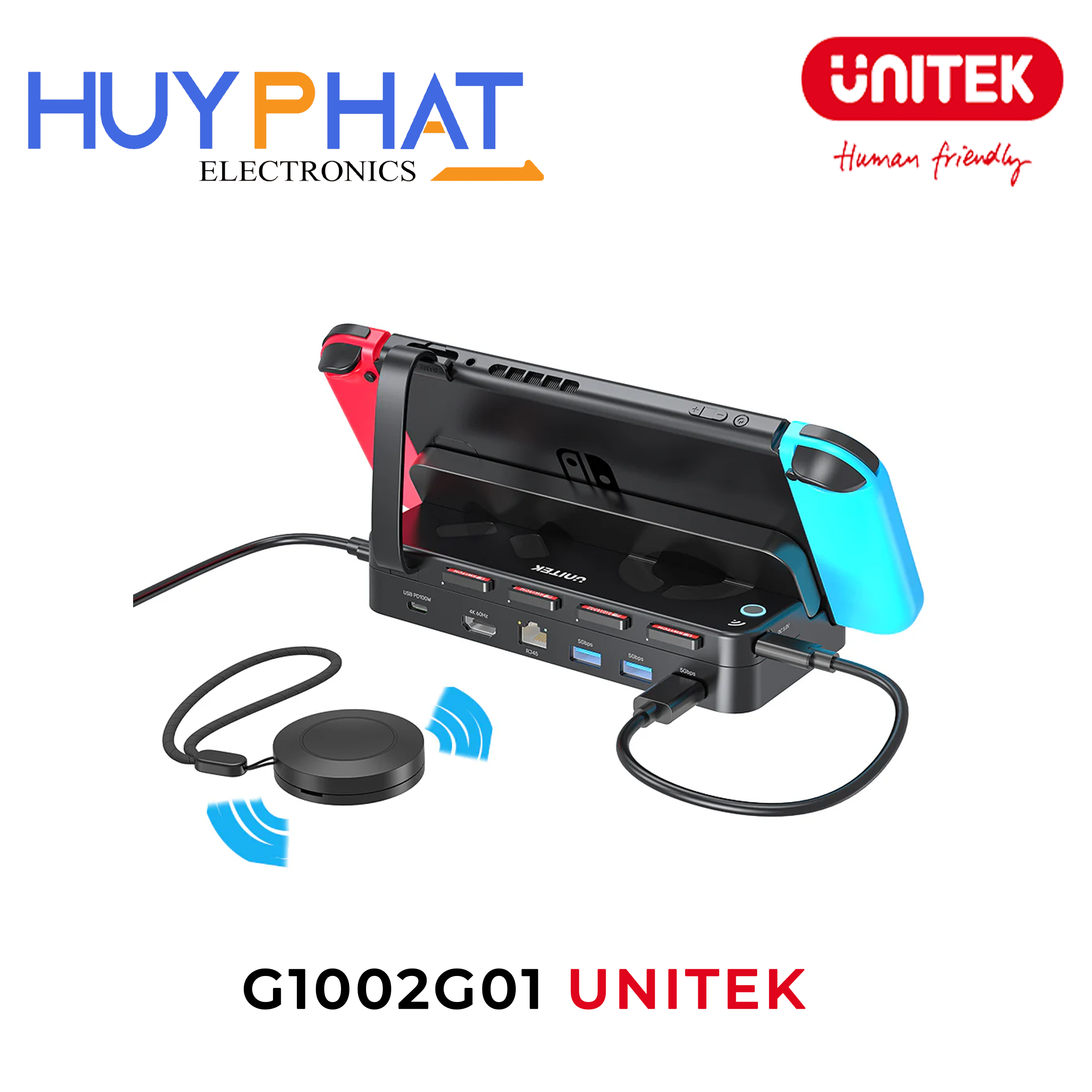 Trạm kết nối chơi game có điều khiển từ xa UNITEK G1002G01