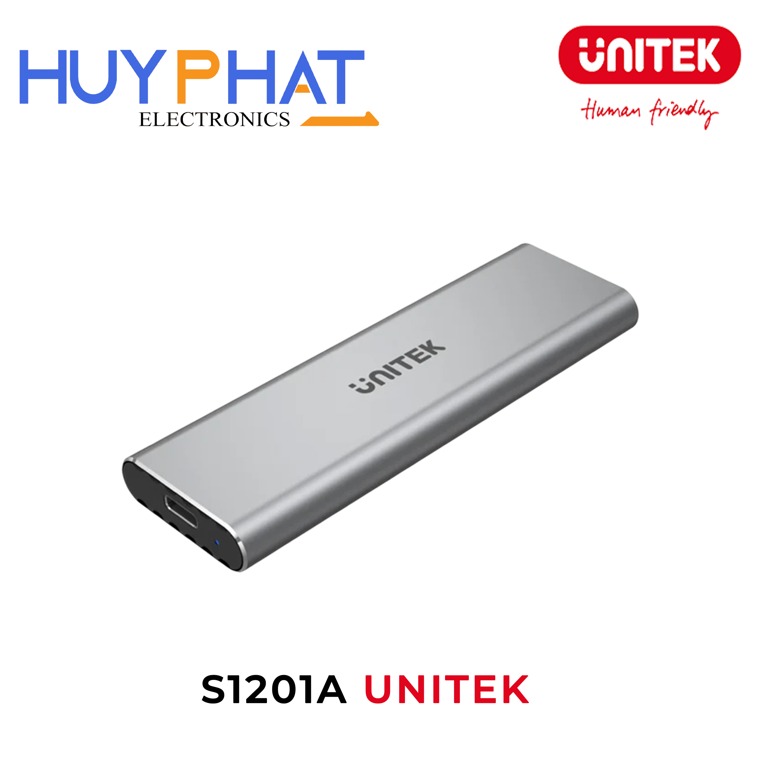 Box ổ cứng SSD PCIe/NVMe M.2 10Gbps UNITEK S1201A