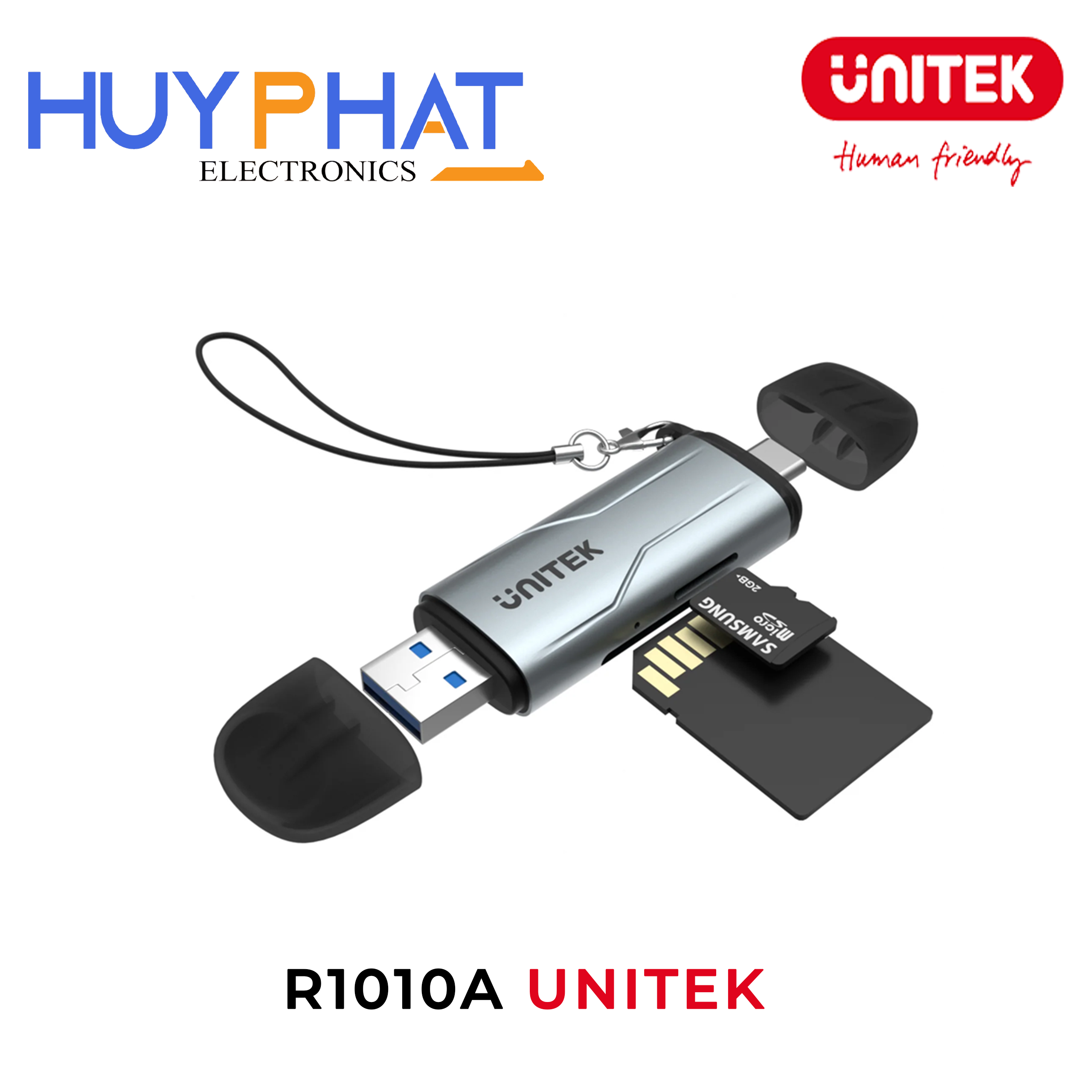 Đầu đọc thẻ SD 3.0 2 trong 1 UNITEK R1010A