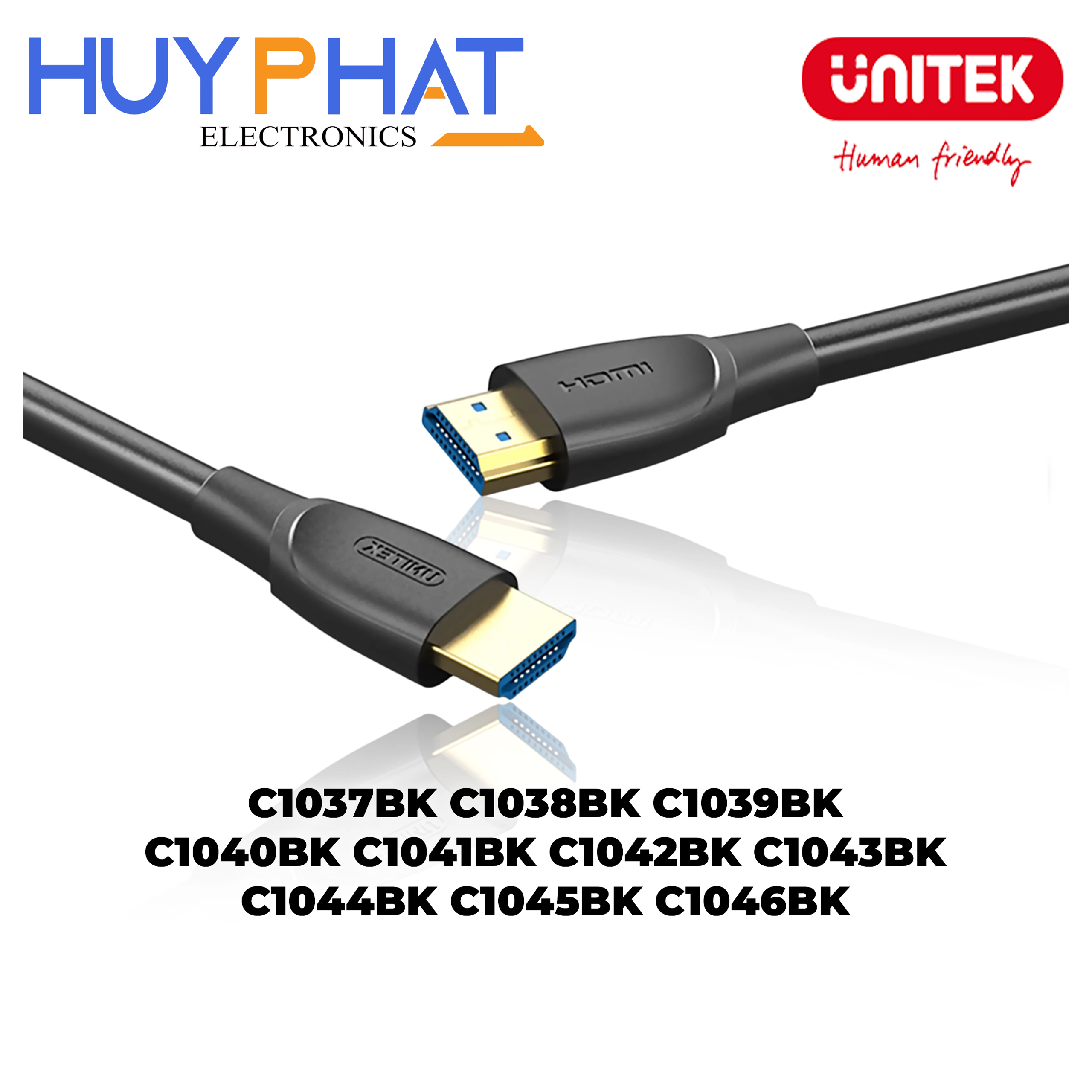 Cáp HDMI 2.0 4K*2K@60Hz dài đến 20M UNITEK C1037BK