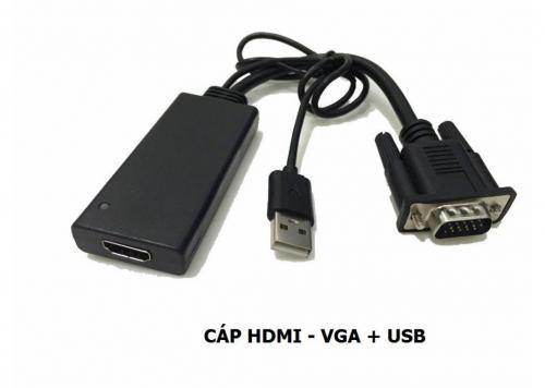 CÁP HDMI -> VGA + USB