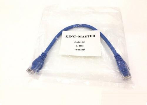 CÁP UTP CAT 6 BC - 0.25M KINGMASTER (TY-0025D)