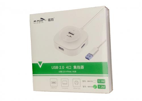 HUB 4-1 USB 2.0 1.2M M-PARD (MH116)