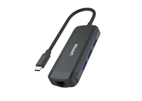 CÁP TYPE-C -> 3 USB 3.0 + LAN UNITEK H1110A