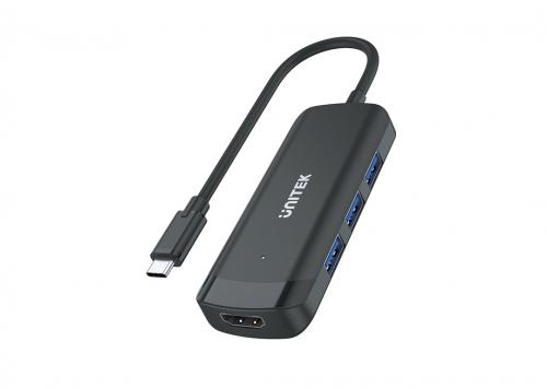 CÁP TYPE-C -> 3 USB 3.0 + HDMI UNITEK H1110B