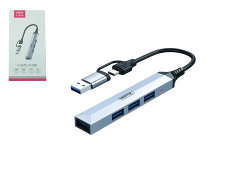 BỘ HUB USB TYPE-C RA USB H206C UNITEK