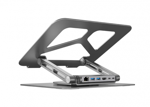 Đế nâng laptop + Hub USB-C Unitek