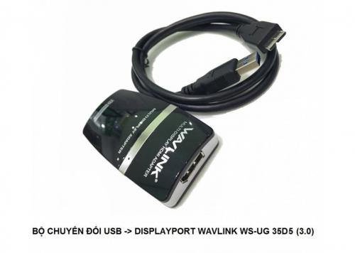 CÁP USB 3.0 -> DISPLAYPORT WAVLINK (WS-UG35DP5)