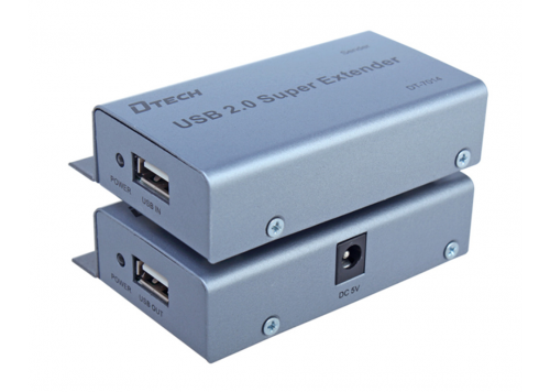 HỘP NỐI DÀI USB 2.0 -> LAN 50M DTECH (DT-7014A)