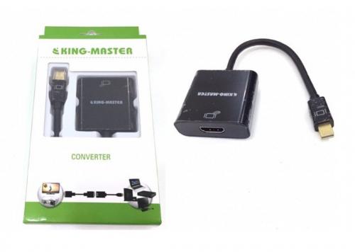 CÁP MINI DISPLAYPORT -> HDMI KINGMASTER (KY-M 362B)