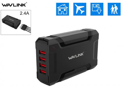 SẠC USB 4P WAVLINK (WL-UH1044) 5V-7A