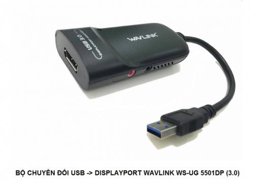 CÁP USB 3.0 -> DISPLAYPORT WAVLINK (WS-UG5501DP)