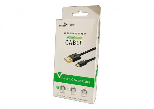 CÁP USB 2.0 -> MICRO USB 2.1A 1.2M M-PARD (MD057)
