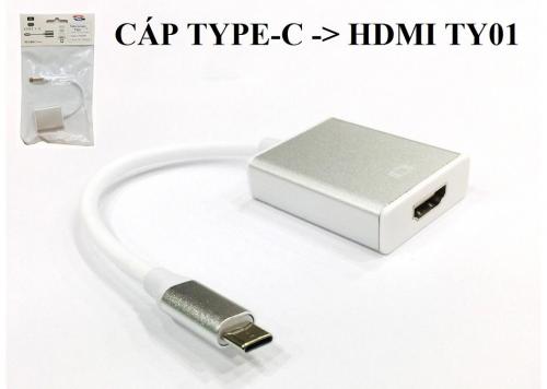 CÁP TYPE-C -> HDMI TY01