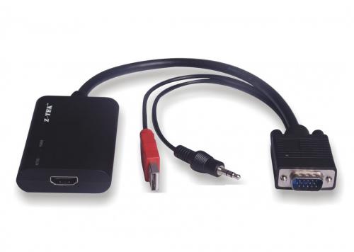 CÁP VGA -> HDMI + USB + AUDIO Z-TEK (ZE-577C)